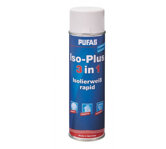 Pufas Iso-Plus 3 in 1 Isolierweiss 500ml 19603000
