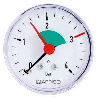 Afriso Heizungsmanometer axial 63 mm 3.0 bar 63914
