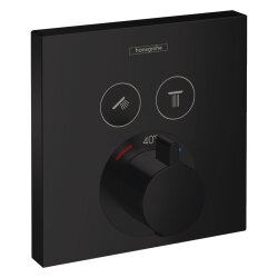 Hansgrohe Unterputz Thermostat Shower Select 2 Funktionen mattschwarz 15763670