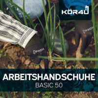 kör4u Arbeitshandschuhe Basic 50, PU-Beschichtung, Gr&o