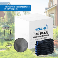 kör4u Arbeitshandschuhe Basic 50, PU-Beschichtung, Gr&o