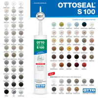 OTTOSEAL S100 Premium-Sanitär-Silikon 300ml C71 fugengr