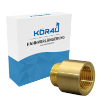 kör4u Hahnverlängerung Messing 3