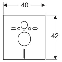 Geberit Schallschutz-Set für Wand-WC weiß 1560500