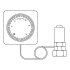Oventrop Thermostat Uni FH Fernverstellung 2m 1012295