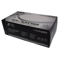 Nitras Nitril Handschuhe Black Wave schwarz 100 Stk. 8320 Gr