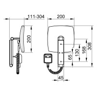 KEUCO Kosmetikspiegel iLook_move eckig 20x20cm 17613019001 2