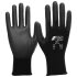 Nitras Nylon-PU Handschuhe 6215 schwarz L Gr. 8