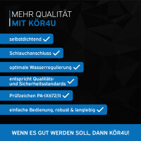 kör4u Kombi-Eckventil 1/2" mit Rückflussverhi