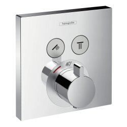 Hansgrohe Thermostat Unterputz ShowerSelect Fertigset 2...
