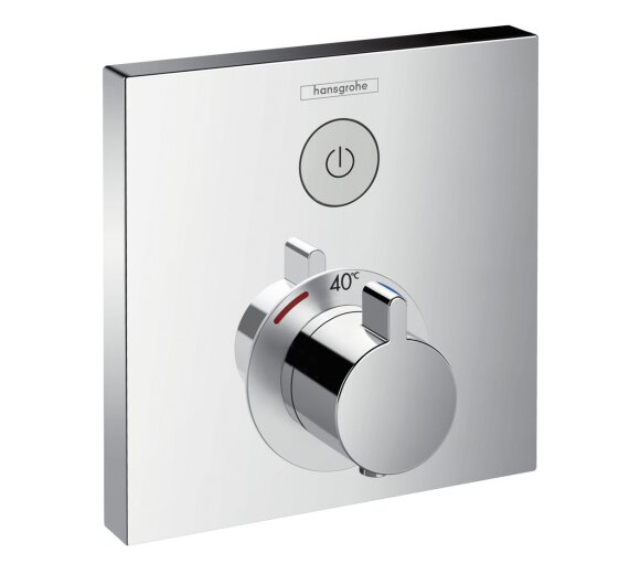 Hansgrohe Thermostat Unterputz ShowerSelect Fertigset 1 Verbraucher chrom 15762000