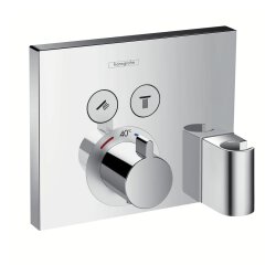 Hansgrohe Thermostat Unterputz ShowerSelect FS 2 Verbraucher chrom m.Fixfit u.Porter 15765000