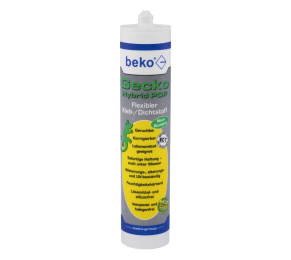 Beko Gecko Hybrid POP flexibler Klebstoff 310ml weiß 2453101