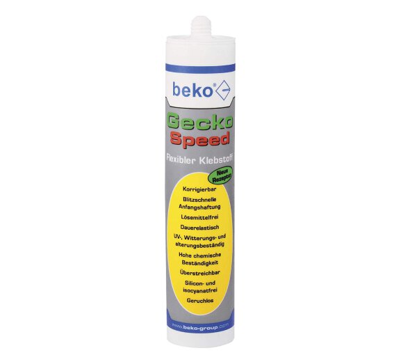Beko Gecko Speed flexibler Klebstoff 310ml wei&szlig; 2472901