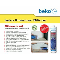 Beko Silicon pro4 Premium 310ml graubraun/nuss 22433