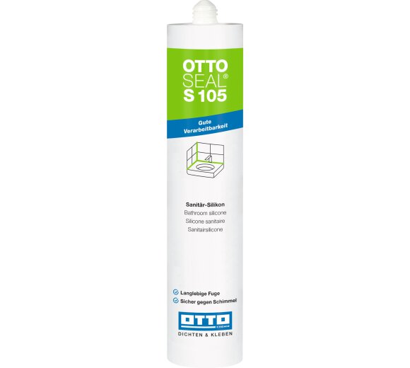 OTTOSEAL S105 alternatives Sanitär-Silikon 310ml C94 silbergrau