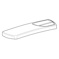 Geberit Deckel für AP-Spülkasten mit Tasten wei&sz