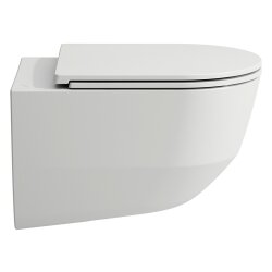 Laufen Pro Wand-WC Tiefspüler mit WC-Sitz weiß
