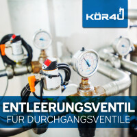 kör4u Entleerungsventil für Durchgangsventile 2