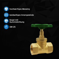 kör4u Durchgangsventil 1/2", ohne Entleerung 4