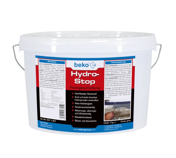 Beko Hydro-Stop Flüssigbeschichtung halbflüssig 7 kg Eimer