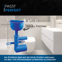 kör4u Prüfstück zur Dichtheitsprüfung an