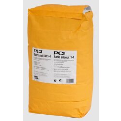 PCI Quarzsand DM 1-4 25kg Sack grau