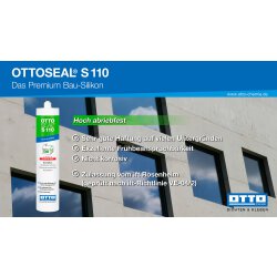 OTTOSEAL S110 Silikon 310ml C56 betongrau