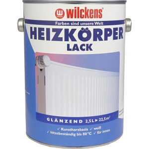Wilckens Heizkörperlack Weiß glänzend