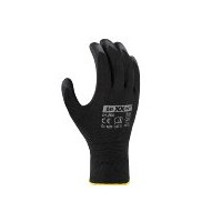 teXXor Polyester-Strickhandschuh POLYURETHAN BESCHICHTET sch