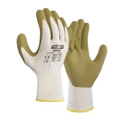 teXXor Grobstrick-Handschuh GREEN PROTECT natur/grün
