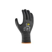teXXor Nylon-Strickhandschuhe NITRIL BESCHICHTET grau/schwar