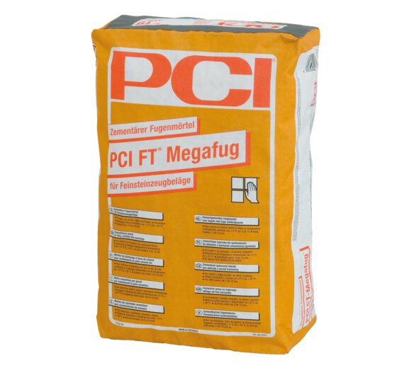 PCI FT Megafug für Feinsteinzeugbeläge 25kg Sack Nr. 31 zementgrau
