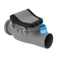 kör4u Rückstauklappe orange für Abwasser 1