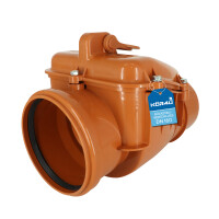 kör4u Rückstauklappe orange für Abwasser 3