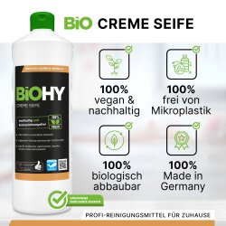 BiOHY Creme Seife, hautfreundlich, pH-neutral, 1l BY01003001