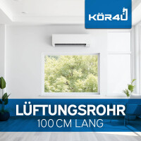 kör4u Lüftungsrohr Ø 150 mm weiß 100 
