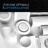 kör4u Bogen 90 Grad Lüftungsrohr Ø 150 mm w