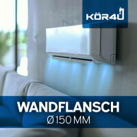 kör4u Wandflansch mit Rückschlagklappe Ø 15