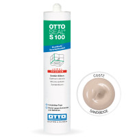 OTTOSEAL S100 Premium-Sanitär-Silikon 300ml C6672 sandb