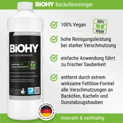 BiOHY Backofenreiniger, Fettlöser, Konzentrat, 1l BY01-017-001
