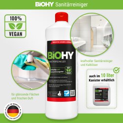 BiOHY Sanitärreiniger, Bad-Reiniger- Bio-Konzentrat, 1l