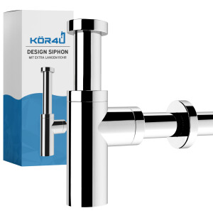 kör4u Design Siphon 1 1/4"x32mm universal rund...