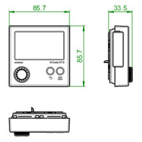 Oventrop R-Tronic RT B Funkthermostat (herstellereigene Funk