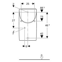 Geberit Urinal RENOVA PLAN 235120000 3