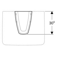 Geberit Halbsäule RENOVA PLAN 292110000 2