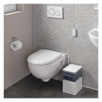 Geberit Wand-Tiefspül-WC RENOVA Rimfree, teilgeschlosse