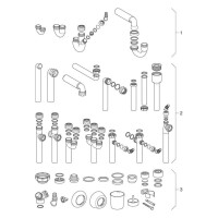 Geberit Raumsparsiphon für Waschbecken 1 1/4" 1511