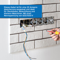 kör4u Erdkabel Elektrokabel 50 Meter NYY-J 5 x 2,5 mm&s