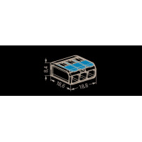 Wago Verbindungsklemmen Modell 221 bis 4mm² 3